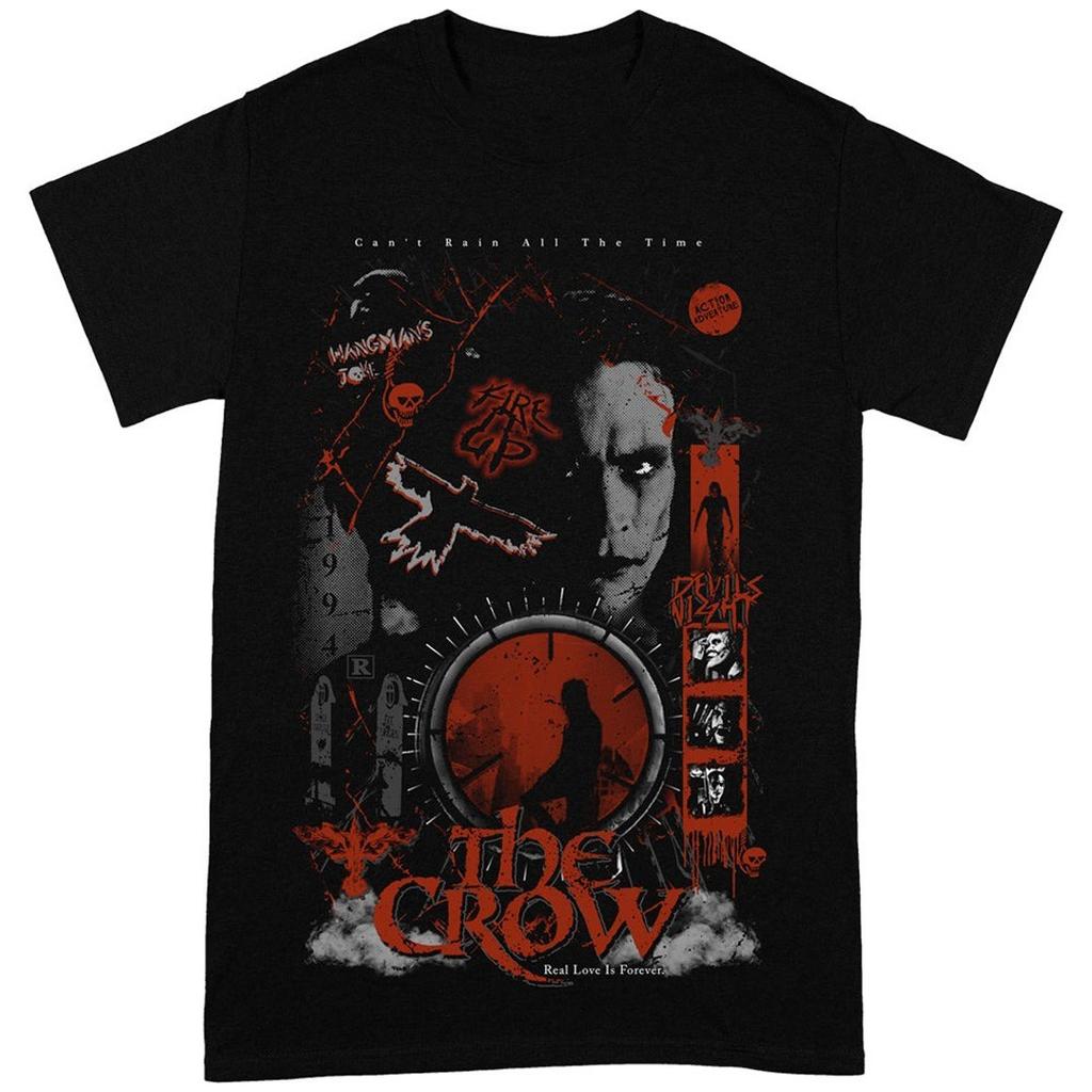 Crow 'Death is Coming' Horror movie graphic Tee Unisex Short Sleeve S-5XL