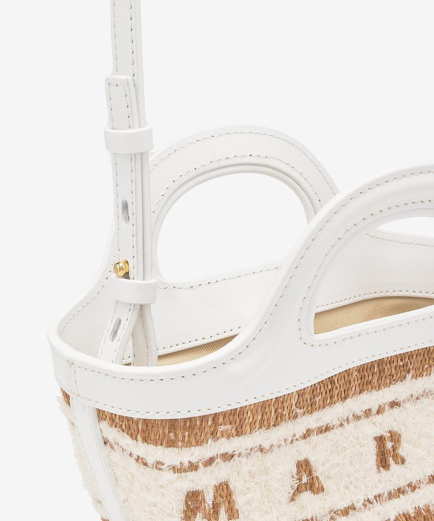 Marni Micro Tropicalia Tote Bag - Ecru:White / Bmmp0096L5P7945Zo822