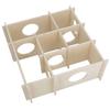 Small Animal Hamster Mice Gerbil Boredom Breaker Wooden Fun Maze Toy Gift