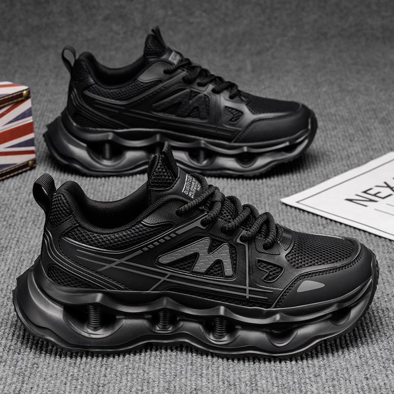 New Fashion Men 's Four Seasons Comfortable Thick Sole Shoes Students Boys GirlsTrending Soft Sole Breathable Casual Running Sneakers