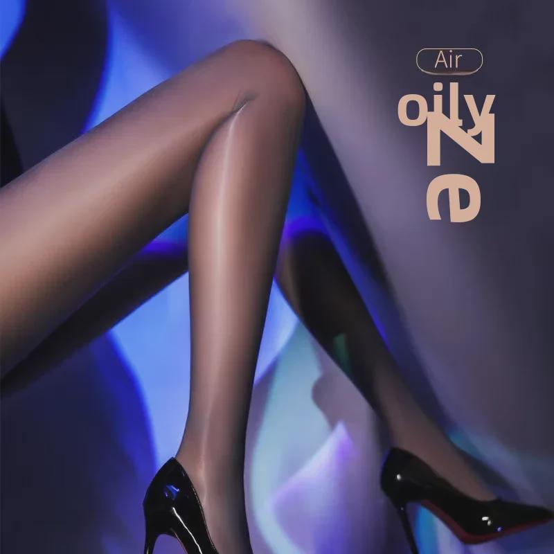 Колготки Аврора: Легкие чулки с конским маслом и блеском