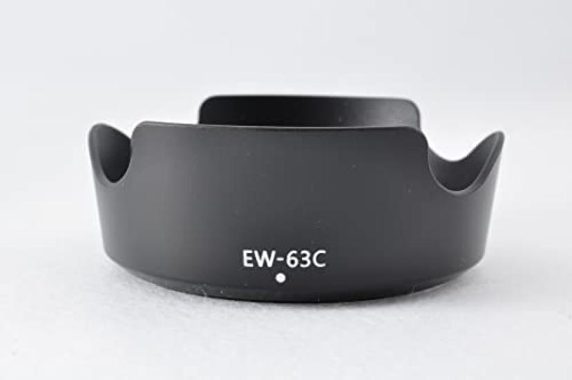 ATAK Canon Lens Hood Compatible with and 58mm Filters Set for Canon EOS Kiss and X7i Double Zoom Lens Kit EW-63C ET-63 (2 Filters) - Black, 4-Piece