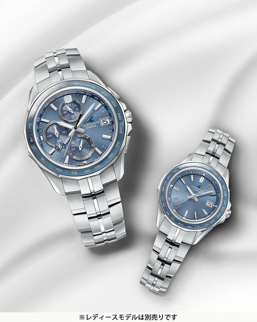 Wristwatch Oceanus Bluetooth Radio Sapphire Silver [CASIO] [Manta] Equipped, Solar, Glass, OCW-S7000E-2AJF, Men's,