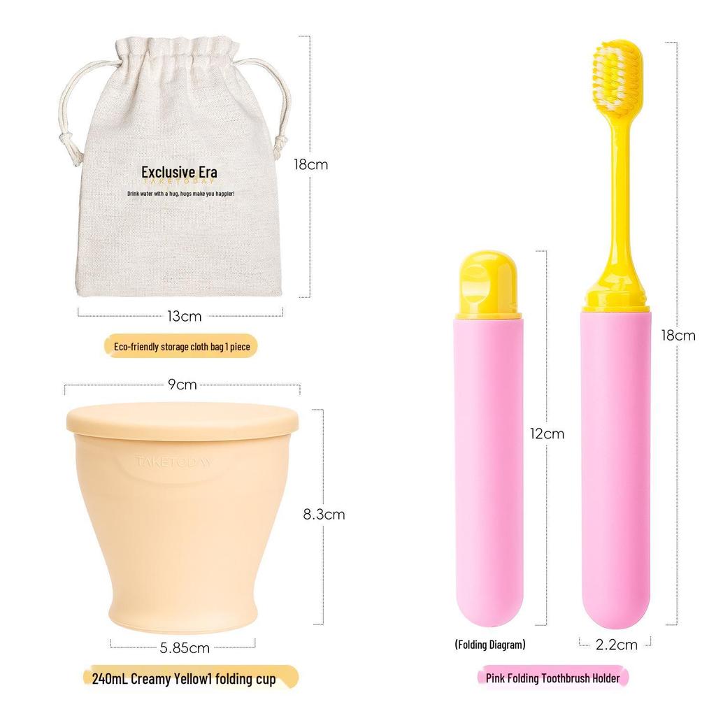 Эксклюзивная портативная силиконовая складная дорожная кружка Era