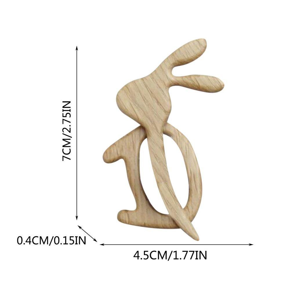 Design Bird Flower Heart Animal Bear Women Brooch Wooden Brooch Clothing Accessory Fashion Jewelry
