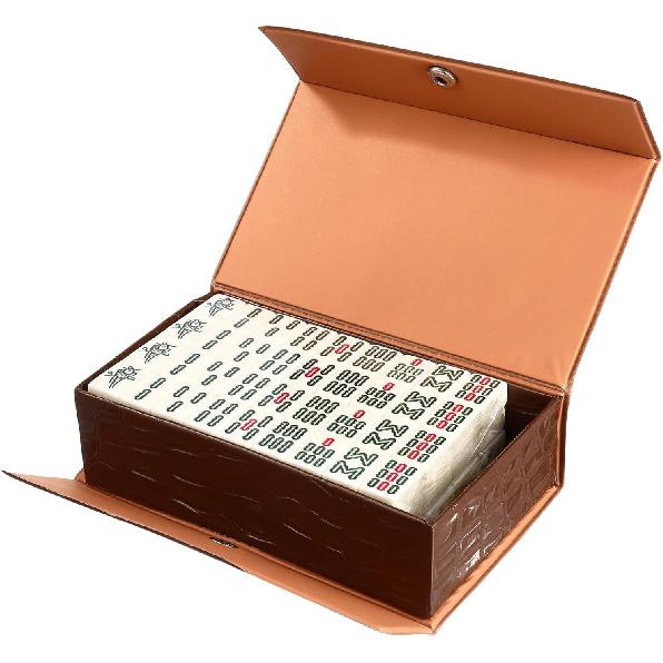 BESTOYARD Профессиональная китайская игра маджонг 144 меламиновые плитки 4/5 дюйма Дорожная настольная игра Классическая портативная -Джонг Семейная игра для досуга со столом