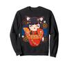 Kokeshi Doll Fox Japanese Beauty Lover Sweatshirt