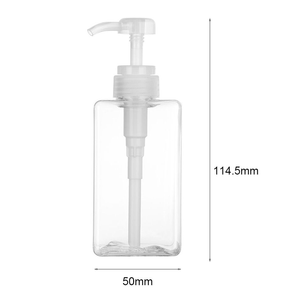 Пустой пластиковый дозатор для дезинфицирующего средства для рук, прозрачный шампунь, мыло, насос, контейнер для жидкости