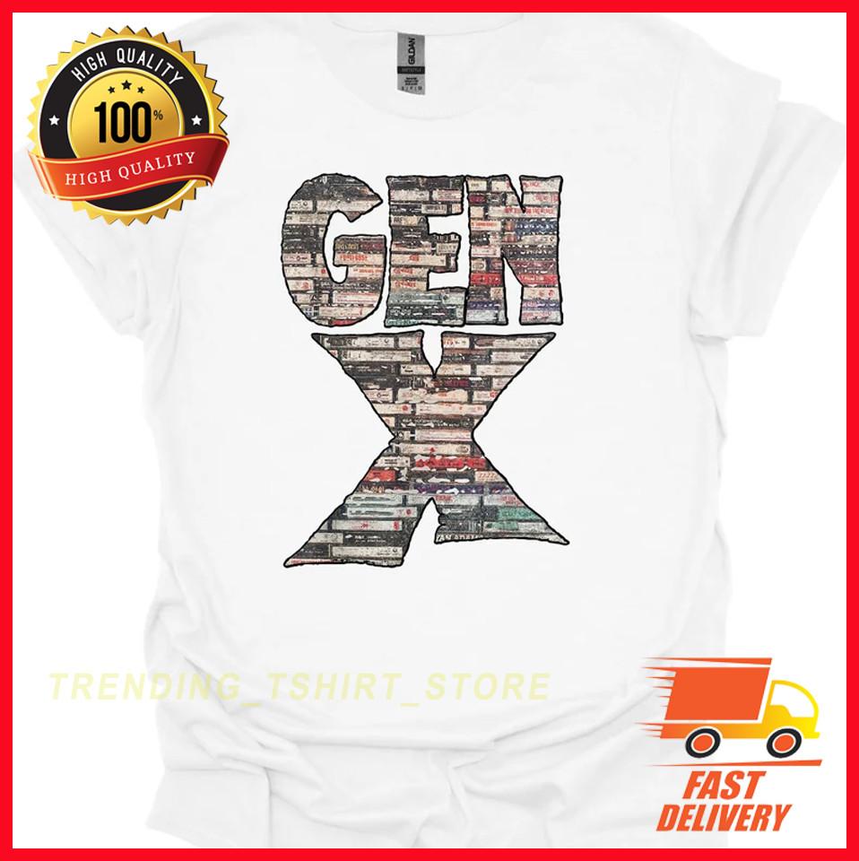 Gen X White T-shirt Unisex Cotton All Size S-5XL Unisex T-Shirt