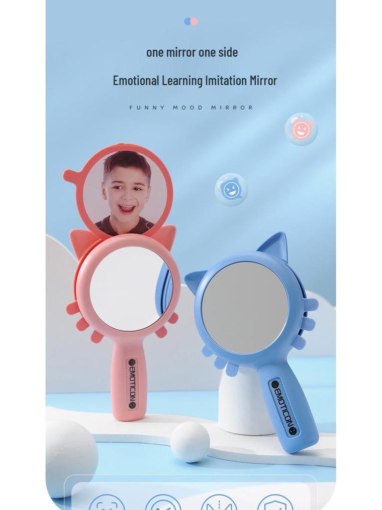 Baby Expression Puzzle Mirror: Emotion Recognition Cards for Toddlers