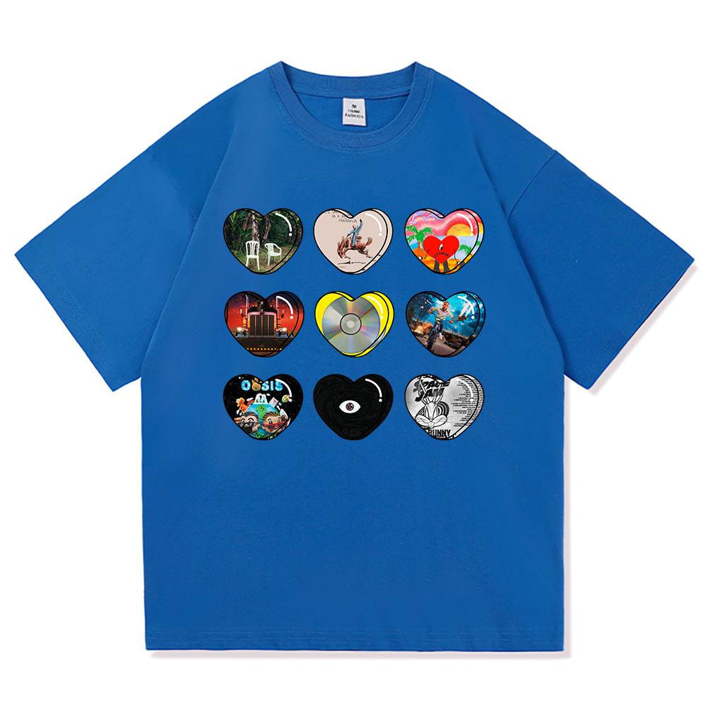 Bad Bunny T Shirt Fashion Unisex Vintage Debí Tirar Más Fotos New Album 2025 TShirt Unisex DeBÍ TiRAR MáS FOToS Cotton Tees Shirts