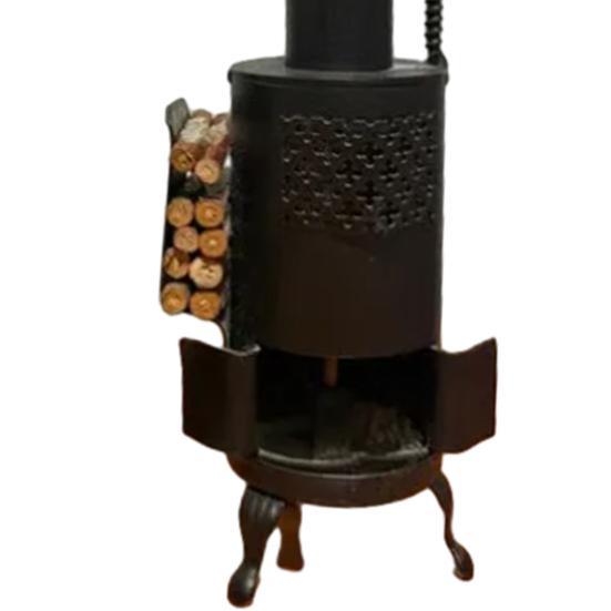 1/2 шт. Мини Декоративная Печь Сверхпрочный Металл Фермерский Дом Рустик Ручная Работа Маленькая Дровяная Печь Настольное Украшение