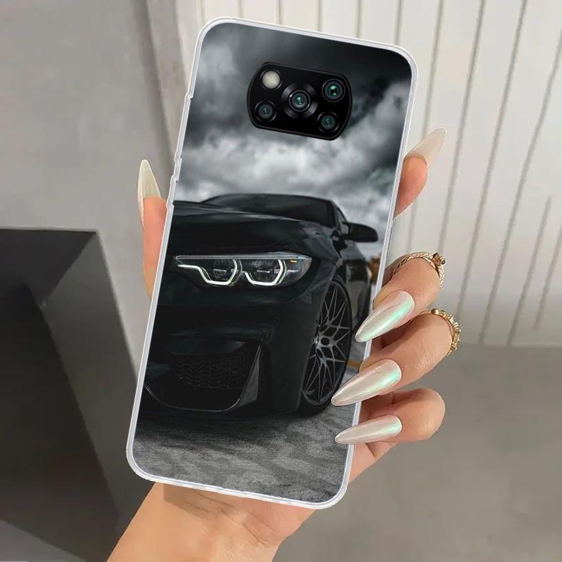 Чехол для телефона с изображением спортивных машин для мужчин для Xiaomi Poco X5 X6 X7 Pro F7 Ultra M7 Redmi 15 15C 13 13C 12 12C 10 10A 10C 9 9A 9C 9T