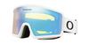 Oakley OO7121 RIDGE LINE M Горнолыжная маска - Матовый белый / Линза Hi Yellow Цилиндрический дизайн