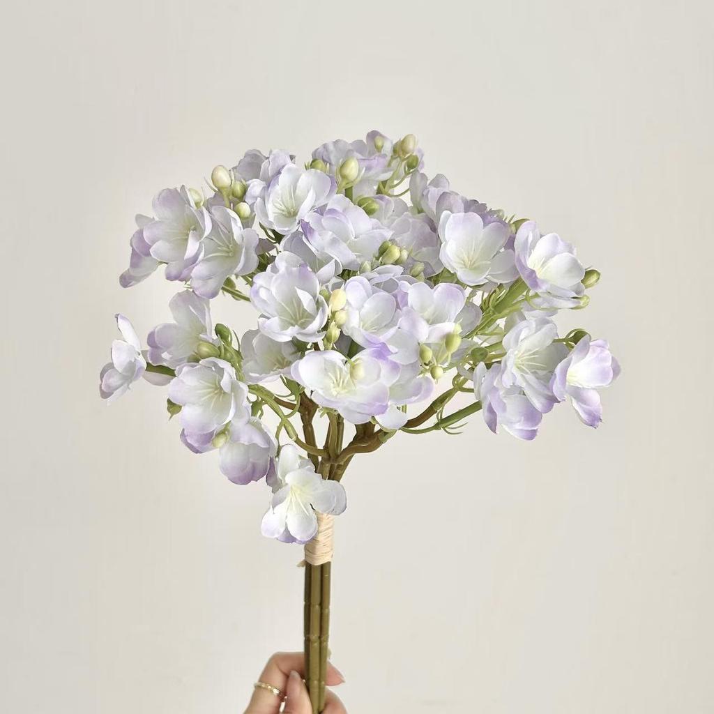 Jasmine Bouquet Artificial Flowers - Perfect Props for Photography, Bridal Bouquets, and Home Decor Ornaments