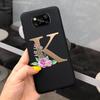 For Xiaomi Poco X3 NFC Case Soft Silicone TPU Cute Letter Back Cover For Xiaomi Poco X3 Pro Bumper PoxoX3 NFC Phone Cases 6.67''