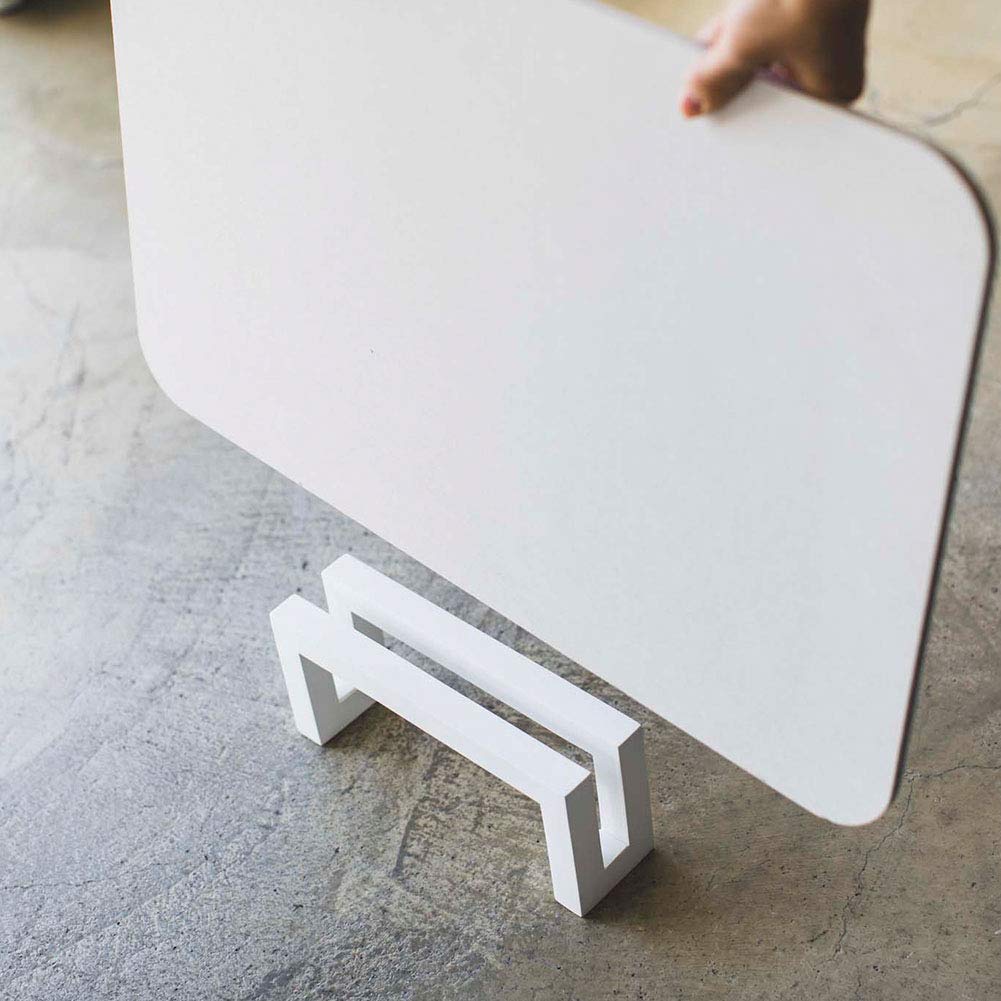 Yamazaki Компактный коврик для ванной из диатомовой земли 3845 Подставка, Tower, Белый,