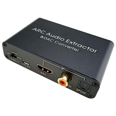 HDMI Audio Extractor Цифровой ЦАП в RCA стерео коаксиальный SPDIF 3,5 мм ARC конвертер