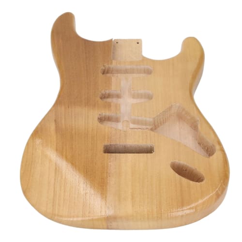 Asixxsix Unfinished Guitar Body, Walnut Wood Electric Guitar Body/Barrel Replacement Part, Unfinished Electric Guitar Body/Barrel, Blank Guitar Barrel