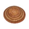 Round Insulation Kitchen Table Padding Rattan Coasters Cup Mats Bowl Pad