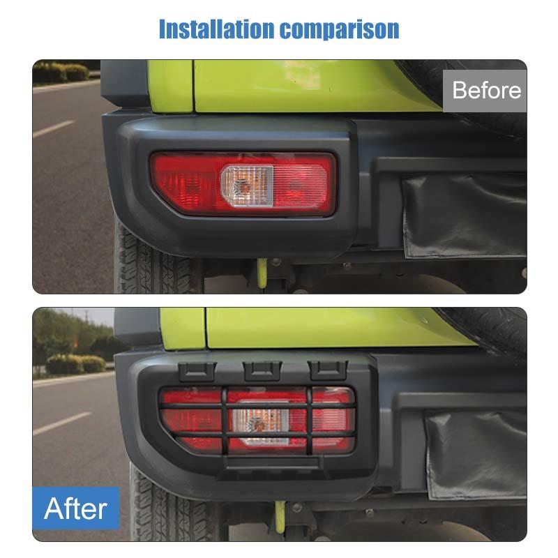 Автомобиль ABS задние фонари задние фонари декоративные крышки задние фонари защитные крышки для Suzuki Jimny 2019 Up Car внешние аксессуары