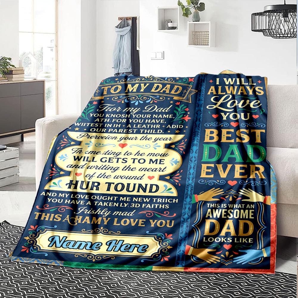 Love Letter To Daughter Multipurpose Blanket Ultrasoft Versatile For Sofa Couch Office Bed Picnics Ideal For All Seasons Cozy Home Lovers Suitable For