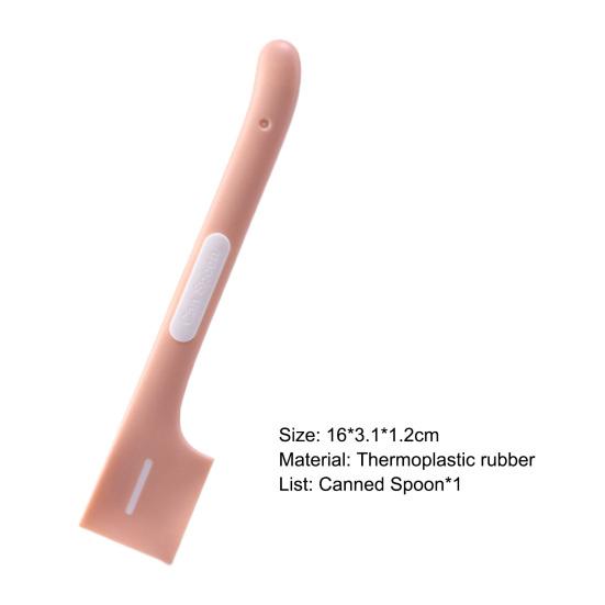 Консервированная ложка для домашних животных, многофункциональная посуда с длинной ручкой, посуда для домашних животных, лопаточка для кошачьей еды, влажная для домашних животных