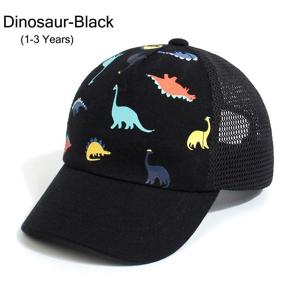 Dinosaur Printed Toddler Baseball Hat Sun Hat Baby Cap Boys Girls