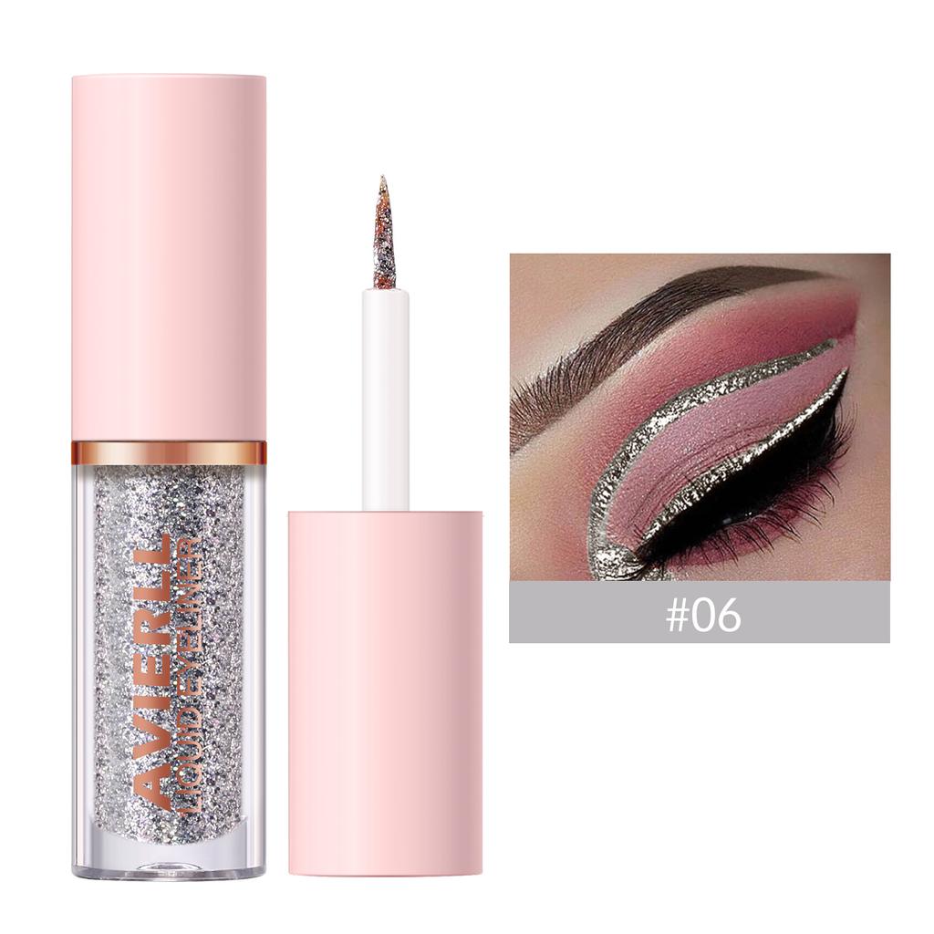10-цветная сверкающая жидкая подводка для глаз Sparkle Dazzling Eyeshadow Liquid Pearl Brightens Eyeshadow Fine