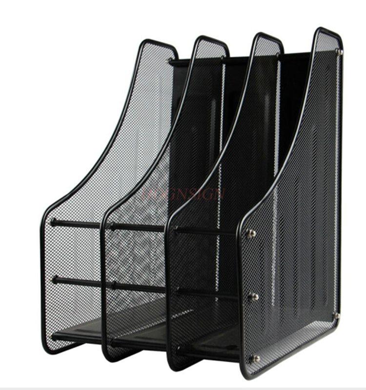 1 шт. Тройная полая металлическая сетка miscellaneous file frame file holder desktop file storage office supplies