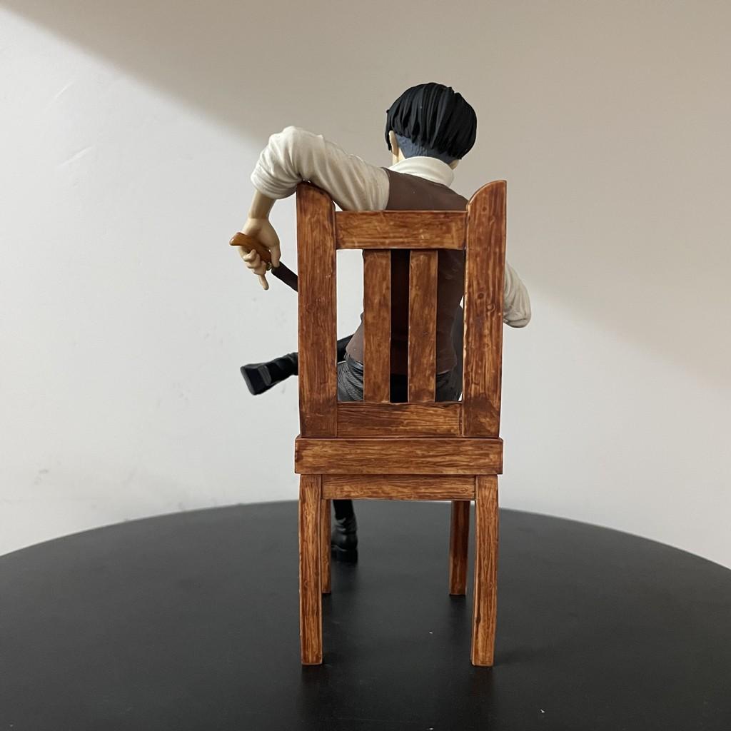 Attack On Titan Levi Ackerman Pvc Figurine Collectible Desk Decor For Fans