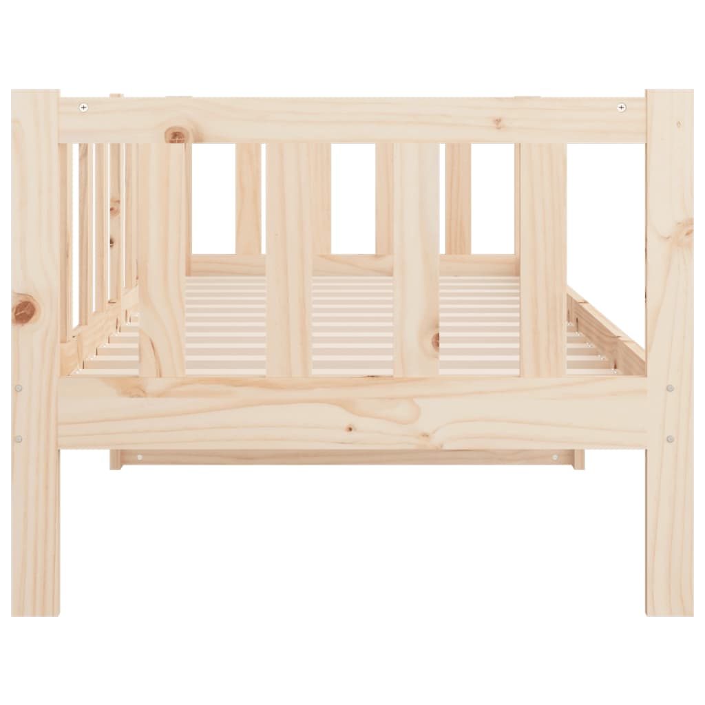 Daybed without Mattress 80 x 200 cm Solid Pine Wood