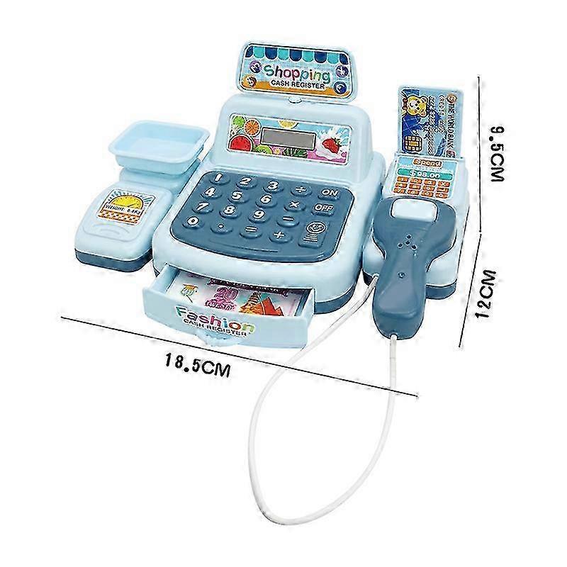 Cash Register for | Cash Register with Electric Microphone and Sound, Shopping Role Game for Boys and Girls