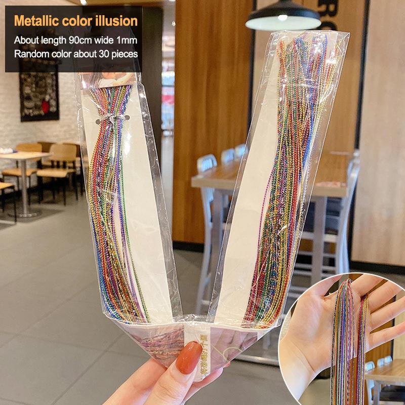 90 см Разноцветные 16-30 шт. Веревки для плетения кос, пряди для африканских кос, для девочек, для DIY, для плетения хвостиков, женские аксессуары для укладки волос