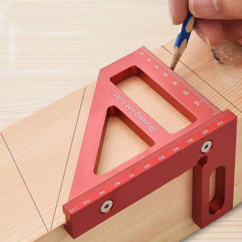 45/90 Degree Miter Triangle Ruler 3D Multi Angle Woodworking Ruler  Woodworking Projects