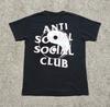 Футболка Anti Social Social Club Мужская Размер Маленький Черная Инь Ян Шепот Унисекс Футболка