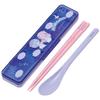 Chopstick Spoon Combination Set 18cm Antibacterial Treated Lunch Box for Adults Comes with Silicone Cushion and Doesn't Make a Sound Made In Ja