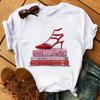 New Fashion High Heels Personalized Printed Women's Summer Short Sleeve T-shirt Casual Tops Oversized T Shirt Harajuku Tee