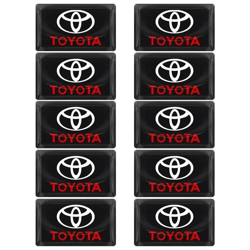 3D Эпоксидные Наклейки для Украшения Автомобиля Toyota на Руль и Приборную Панель