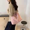 Large Capacity Drawstring Bucket Bag Women's 2025 New Japanese Ins Casual Messenger Bag Street Shoulder Commuter Bag