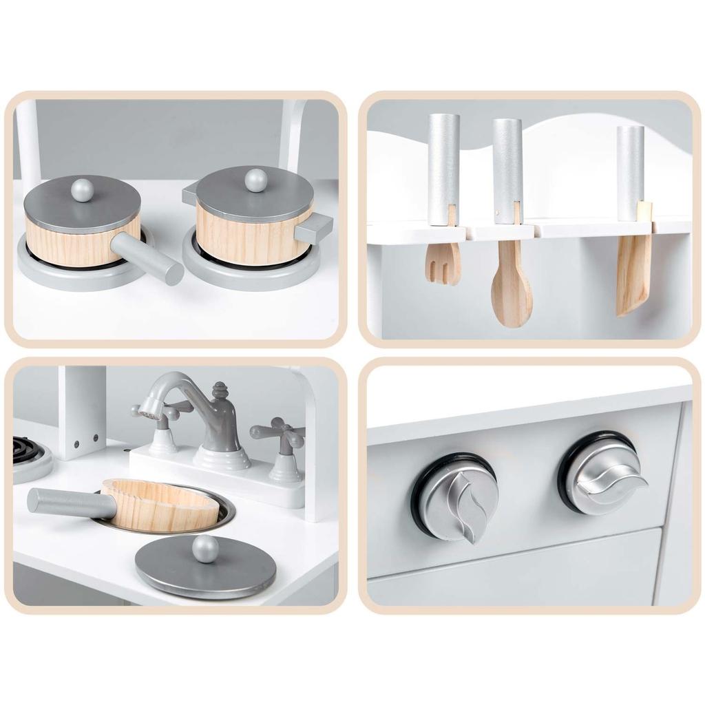 Wooden Kitchen For Children 60 X 30 X 85 Cm