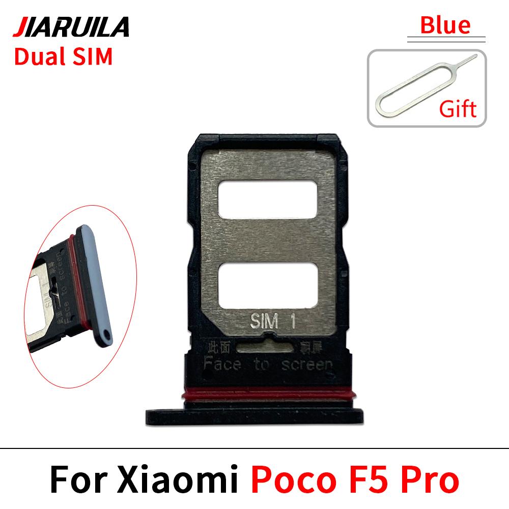 Держатель лотка SIM-карты и карты памяти для телефона Xiaomi Poco F1 Pro F6 Новый слот-держатель для SD-карты и SIM-карты