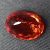 Natural Orange Sapphire Loose Gemstone 10.23 ct Oval Cut Jewelry Making September Birthstone Gift