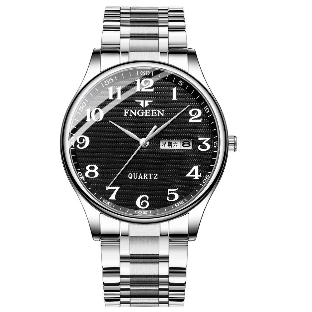 Мужские водонепроницаемые светящиеся наручные часы-будильник для бега