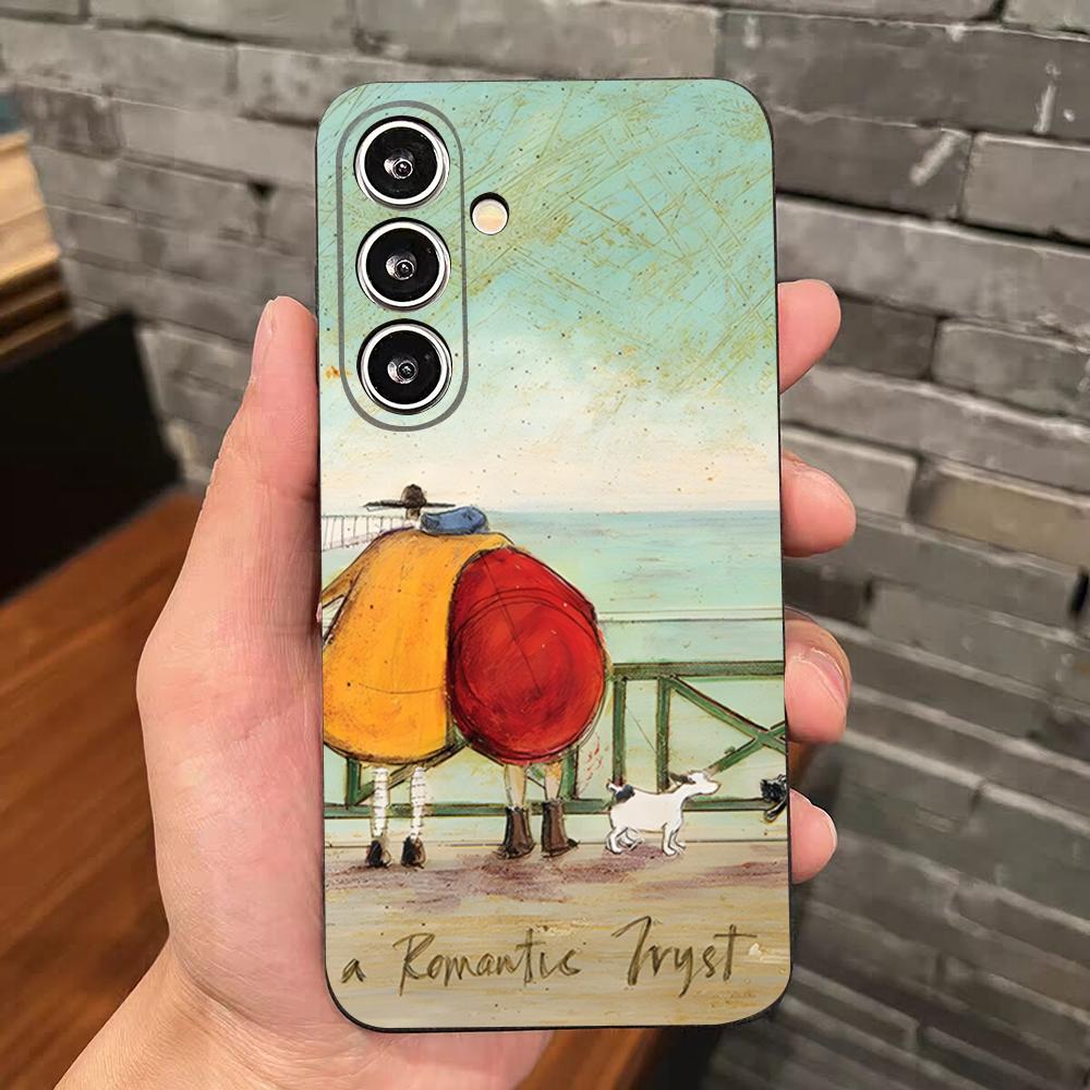Чехол для телефона Sam Toft Art Абстрактный пейзаж для Samsung S26 S25 Edge S24 S23 S22 S21 S20 Ultra Plus Fe Galaxy Силиконовый чехол