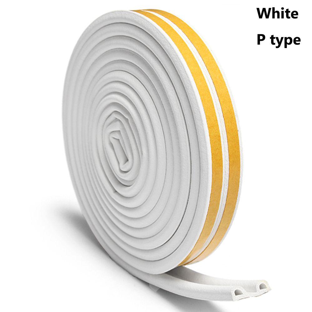 5/10m Home Noise Insulation Rubber Weather Strips Seal Strip Window Door Foam Draught Excluder