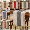 Soft Bohemian Table Flag Rustic Style Macrame Table Mat Knitted Cover Cloth  Festivals Decoration