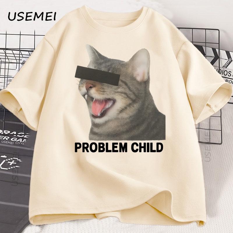Funny Cat Gang Vintage Tshirt Unisex Unisex Unisex Oversized T Shirt Casual Cotton Short Sleeve Round Neck Tshirt Unisexs Clothing