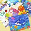 Puzzle Children Dot Colorful Book Reusable DIY Color Dot Toy  Kids Toddlers Children