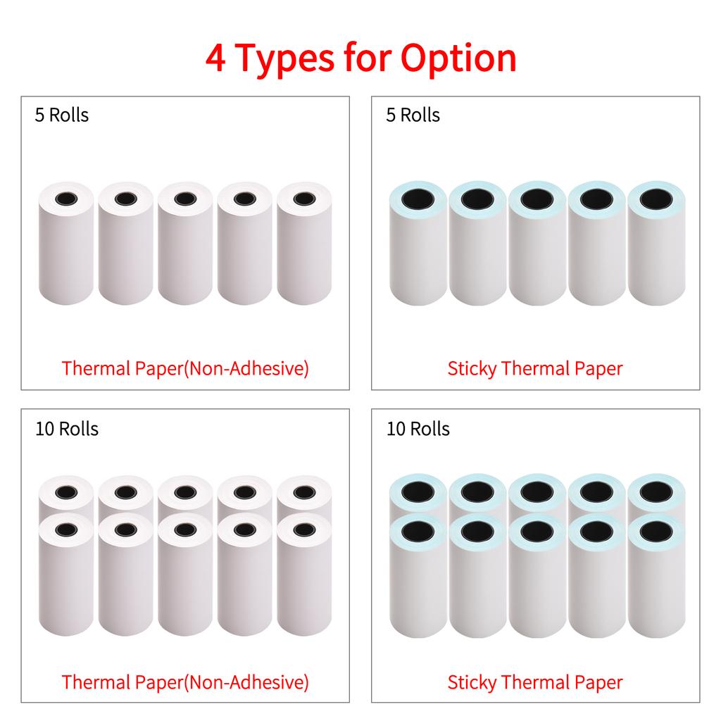 SelfAdhesive Direct Thermal Paper White Printable Sticker Paper BPAFree